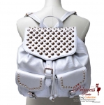 Fashionable and Contemporary Back-pack with Studs and Spikes.
